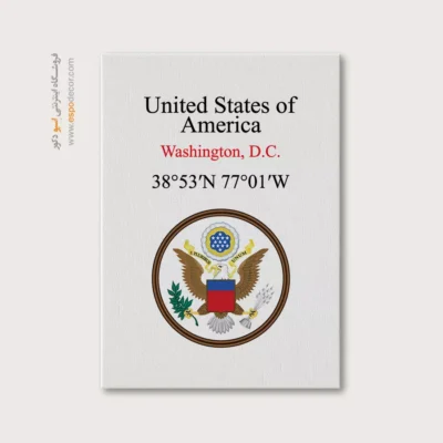 تابلو نماد های کشورهای جهان - اسپو دکور