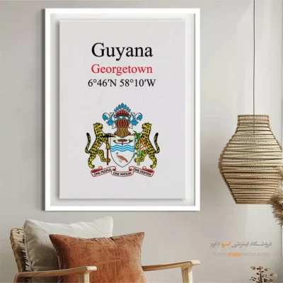 تابلو نماد های کشورهای جهان - اسپو دکور