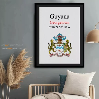 تابلو نماد های کشورهای جهان - اسپو دکور