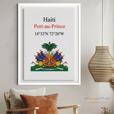 تابلو نماد های کشورهای جهان - اسپو دکور