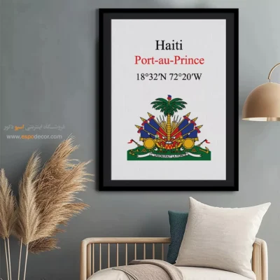 تابلو نماد های کشورهای جهان - اسپو دکور