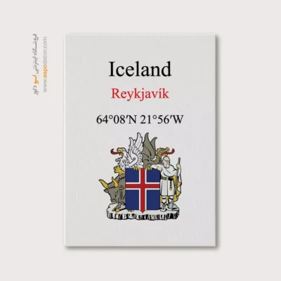 تابلو نماد های کشورهای جهان - اسپو دکور