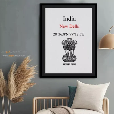 تابلو نماد های کشورهای جهان - اسپو دکور