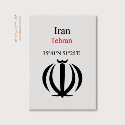 تابلو نماد های کشورهای جهان - اسپو دکور