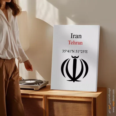 تابلو نماد های کشورهای جهان - اسپو دکور