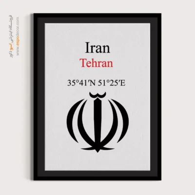 تابلو نماد های کشورهای جهان - اسپو دکور