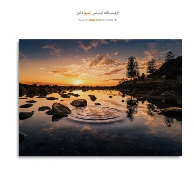 خرید تابلو طبیعت رود