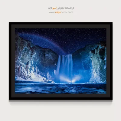 خرید تابلو کوهستان برفی