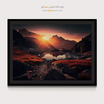 تابلو منظره خیالی برای اتاق خواب