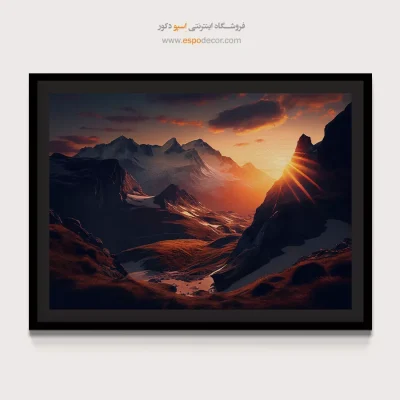خرید تابلو طبیعت بزرگ