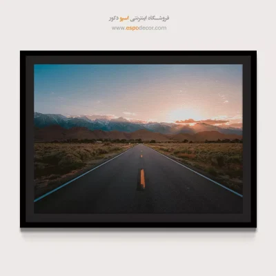 تابلو بوم طبیعت مینیمال