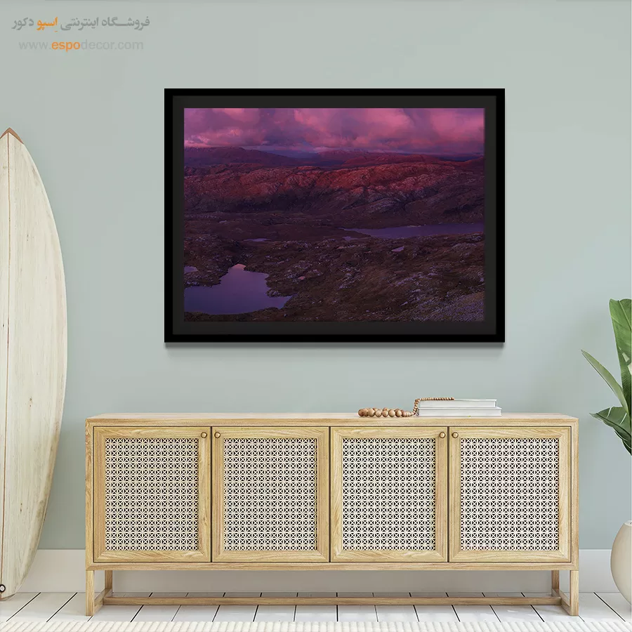 تابلو طبیعت الهامگرفته از حس درونی - نای – تابلو طبیعت - اسپو دکور