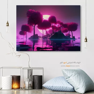 تابلو طبیعت هنری با جلوه مدرن