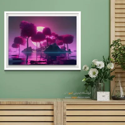 تابلو طبیعت هنری با جلوه مدرن