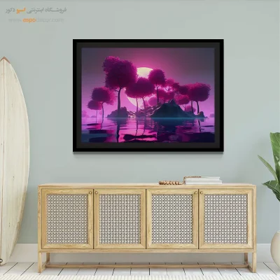 تابلو طبیعت هنری با جلوه مدرن