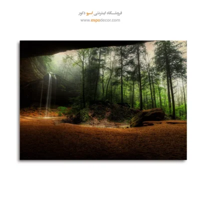 تابلو طبیعت مناسب یوگا و مدیتیشن - نگین – تابلو طبیعت - اسپو دکور