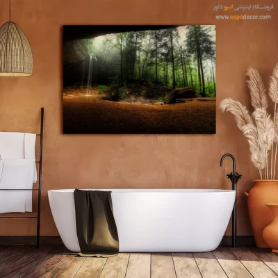 تابلو طبیعت مناسب یوگا و مدیتیشن - نگین – تابلو طبیعت - اسپو دکور