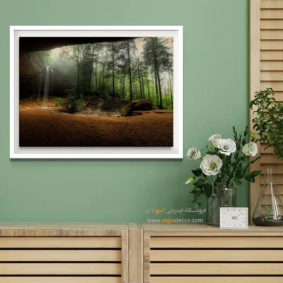 تابلو طبیعت مناسب یوگا و مدیتیشن - نگین – تابلو طبیعت - اسپو دکور