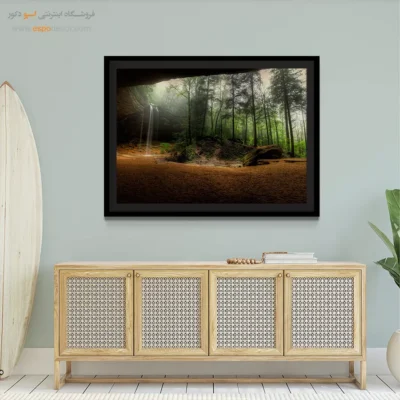 تابلو طبیعت مناسب یوگا و مدیتیشن - نگین – تابلو طبیعت - اسپو دکور