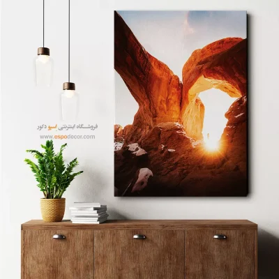 تابلو طبیعت در طراحی دکور یونیک