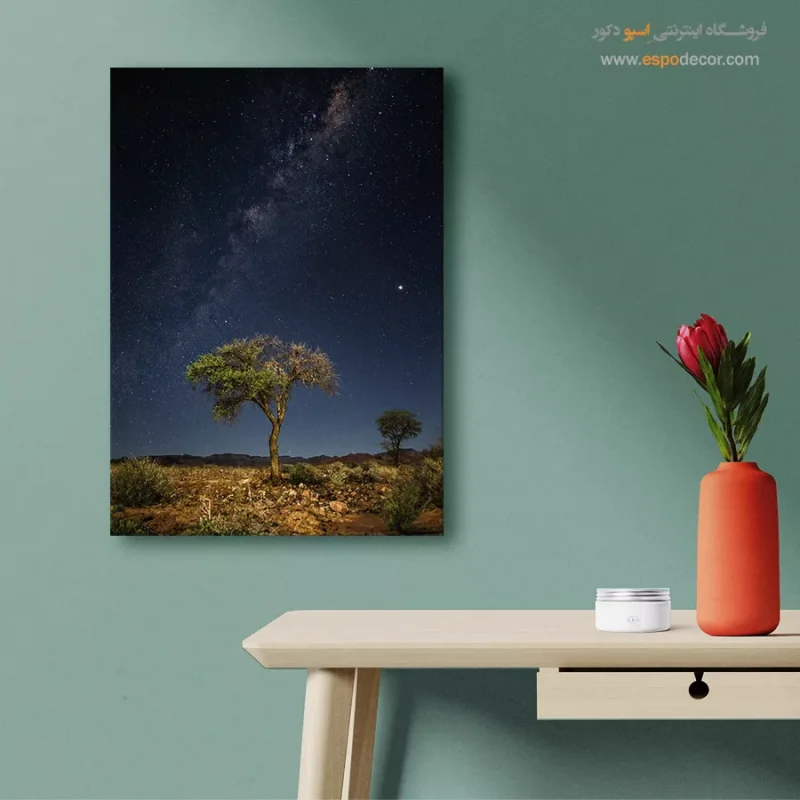 تابلو طبیعت برای چیدمان نورپردازی