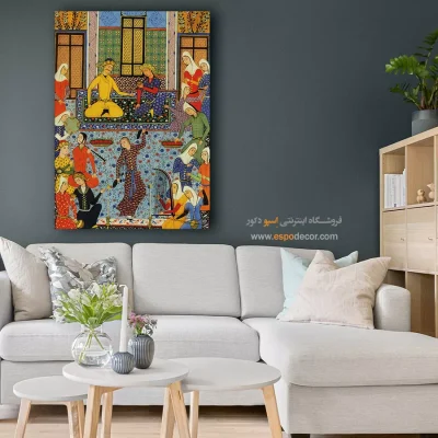 تابلو نقاشی های کتاب نظامی گنجوی - اسپو دکور