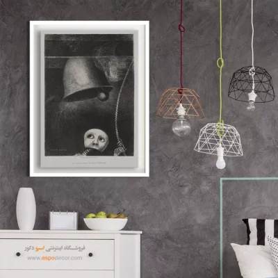 به ادگار پو (ناقوس مرگ با صدای یک ماسک) – تابلو نقاشی اودیلون ردون - اسپو دکور