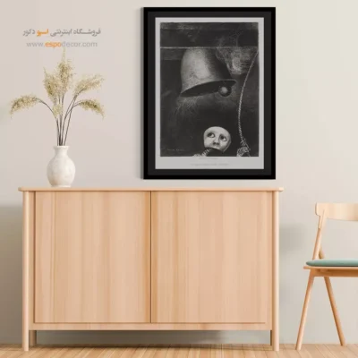 به ادگار پو (ناقوس مرگ با صدای یک ماسک) – تابلو نقاشی اودیلون ردون - اسپو دکور