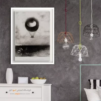 بادکنک چشم – تابلو نقاشی اودیلون ردون - اسپو دکور