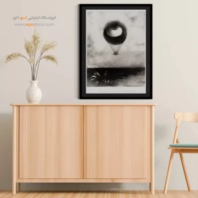 بادکنک چشم – تابلو نقاشی اودیلون ردون - اسپو دکور