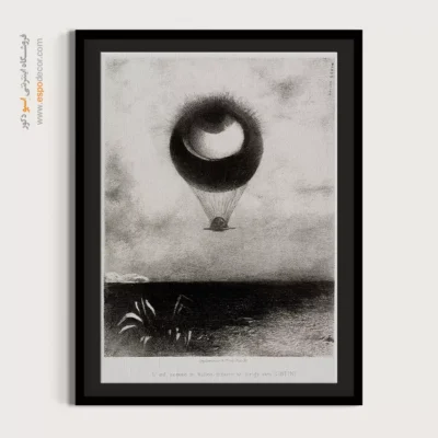 بادکنک چشم – تابلو نقاشی اودیلون ردون - اسپو دکور