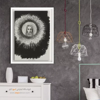 چهره مسیح در قرص خورشید درخشید – تابلو نقاشی اودیلون ردون - اسپو دکور