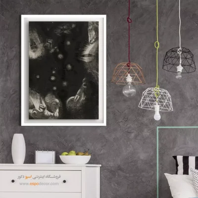 اقوام مختلف ساکن کشورهای اقیانوس آرام – تابلو نقاشی اودیلون ردون - اسپو دکور