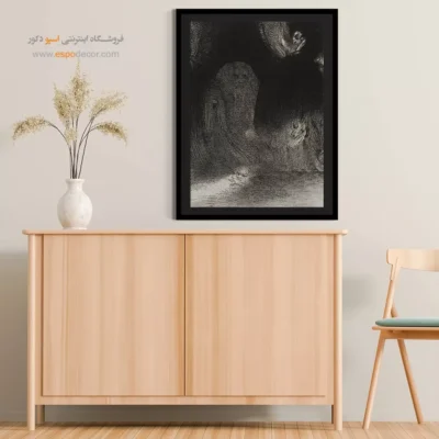 گاهی در آسمان چیزهایی دیده‌ام که به اشکال ارواح شباهت داشته‌اند – تابلو نقاشی اودیلون ردون - اسپو دکور