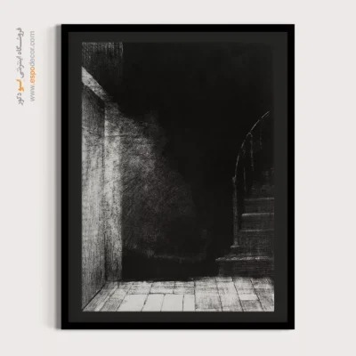 من یک نور دیدم. بزرگ و رنگ‌پریده – تابلو نقاشی اودیلون ردون - اسپو دکور