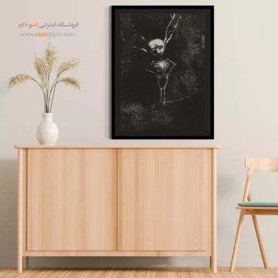 در هزارتوی شاخه‌ها، پیکر رنگ‌پریده پدیدار شد – تابلو نقاشی اودیلون ردون - اسپو دکور