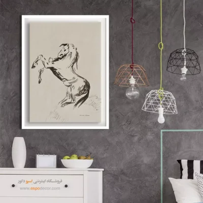 اسب جهنده روی ابرها – تابلو نقاشی اودیلون ردون - اسپو دکور