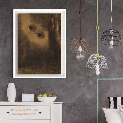 چشمان اودیلون ردون در جنگل – تابلو نقاشی اودیلون ردون - اسپو دکور