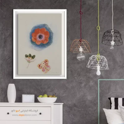 مطالعه گل‌ها – تابلو نقاشی اودیلون ردون - اسپو دکور