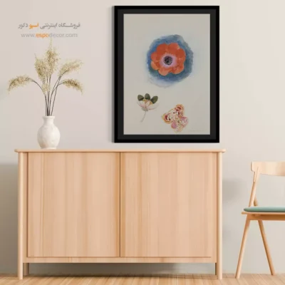 مطالعه گل‌ها – تابلو نقاشی اودیلون ردون - اسپو دکور