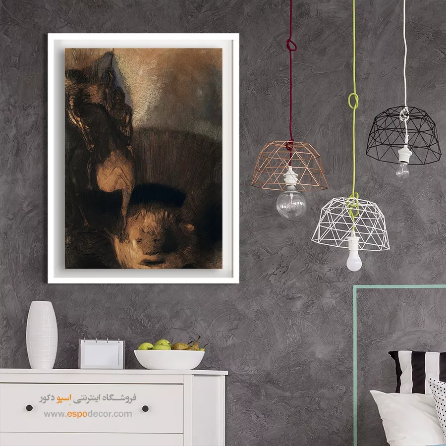 سنت جورج و اژدها – تابلو نقاشی اودیلون ردون - اسپو دکور