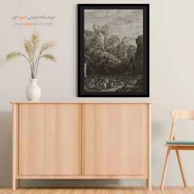 چشم‌انداز فورد با سوارکاران – تابلو نقاشی اودیلون ردون - اسپو دکور