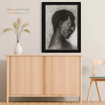 ساتیر با لبخند بدبینانه – تابلو نقاشی اودیلون ردون - اسپو دکور