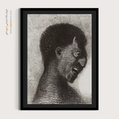 ساتیر با لبخند بدبینانه – تابلو نقاشی اودیلون ردون - اسپو دکور