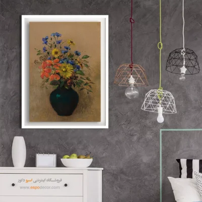 گل‌های وحشی – تابلو نقاشی اودیلون ردون - اسپو دکور