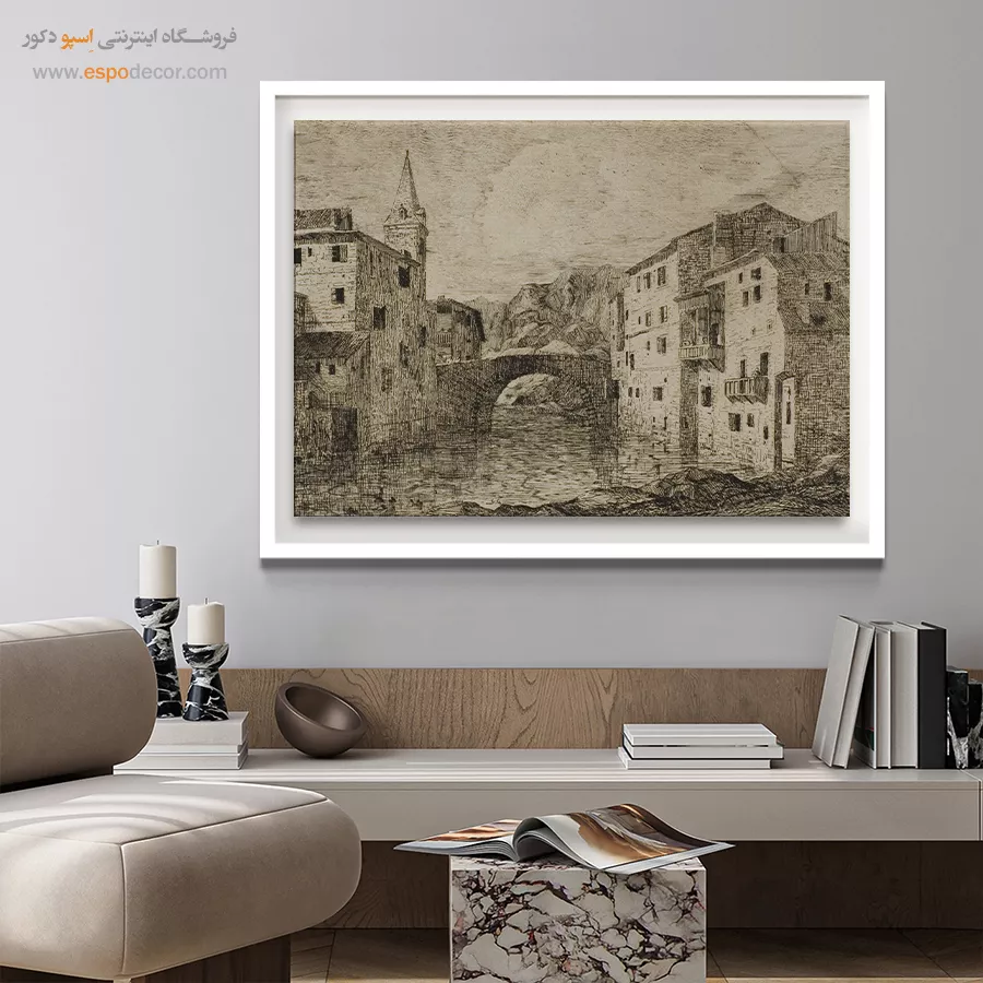 سنت ژان پیه دو پورت – تابلو نقاشی اودیلون ردون - اسپو دکور