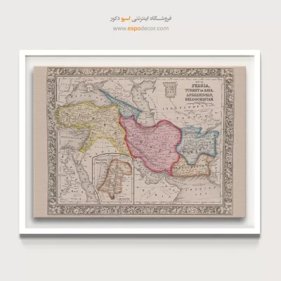 تابلو نقشه قدیمی