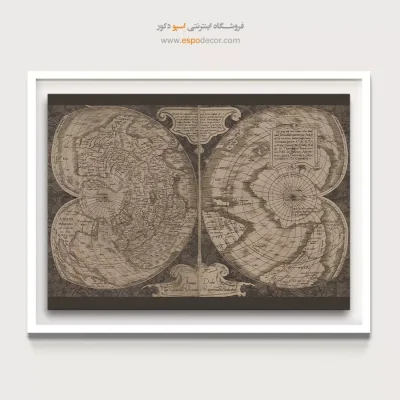 تابلو نقشه قدیمی - اسپو دکور
