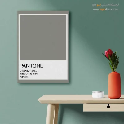 تابلو سایز بزرگ - ‏#969891  – تابلو رنگ پنتون - اسپو دکور