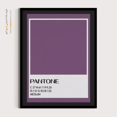 تابلو کوچک - ‏#835c84  – تابلو رنگ پنتون - اسپو دکور